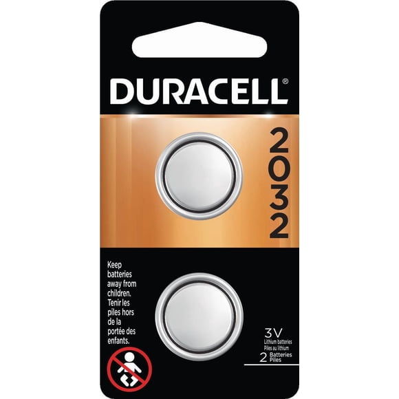 Piles Bouton CR2032 Duracell Lithium 3V (par 2