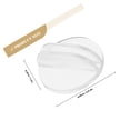thumbnail image 2 of SHOWERORO 100Pcs Transparent Resin Place Card Holders for Table with Stable Round Clip Design for Weddings, 2 of 8