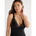 thumbnail image 4 of Sofia Intimates Women's and Plus Modal Midi Sleep Gown, Sizes XS-3X, 4 of 5