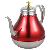 HOMEMAXS  Stainless Steel Teapot Stove Kettle with Infuser Pots Coffee Pod Maker Office