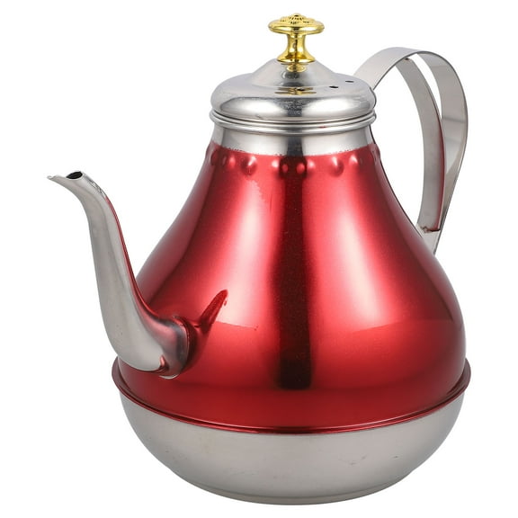 HOMEMAXS  Stainless Steel Teapot Stove Kettle with Infuser Pots Coffee Pod Maker Office