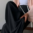 thumbnail image 5 of PNTUTB Women's Basic Loose Wide Leg Pants High Waist Straight Pants Casual Comfoetable Pants, 5 of 6