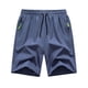 thumbnail image 1 of pstuiky Pantalones cortos para hombre, Pantalones de playa holgados, rectos y cómodos para hombre, pantalones deportivos casuales de cinco puntos Pantalones cortos deportivos para hombre, 1 of 8