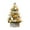 Gold, variant on SugarBloom Reusable Illuminated Desktop Christmas Tree with String Lights - 2 Feet Tall PVC DIY Christmas Tree for Home, Table, and Holiday Decor,Gold