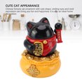 thumbnail image 3 of Brazo de Gato Afortunado Ondeando, Riqueza Acogiendo Gato, Funciona Con Energía Solar Cat de la Fortuna de la Suerte Encanto de la Suerte Chino Feng Shui Gato para Casa, Tiendas, 3 of 7
