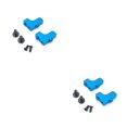 thumbnail image 1 of Xingzhi 2 Pieces Model Durable Servo Mount Fixed Bracket Metal Upgrade Accessories Modification Refitting A959 A969B A979B blue 2Set, 1 of 6