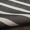 thumbnail image 2 of Nourison Positano Indoor/Outdoor Black Ivory 5' x 7' Area Rug (5x7), 2 of 9
