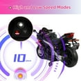 thumbnail image 5 of BKIRNP Aprilia 24V Kids Motorcycle Electric Motorbike Ride on Toy w/LED Lights Bluetooth Music Battery Powered 6MPH for Kids 3-11 Years Old, 5 of 12