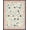 Blue Coral Beige, Pattern 10, variant on ODIKA 8'x10' Washable Area Rug Durable, Non-Slip Starfish Ocean Nautical Wave Seashell Border Bathroom Coral Reef for Living Room, Under Sectional, Family
