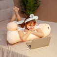 thumbnail image 4 of Praying Tintin Plush Toy, 40cm Simulation Stuffed Animal, 4 of 7