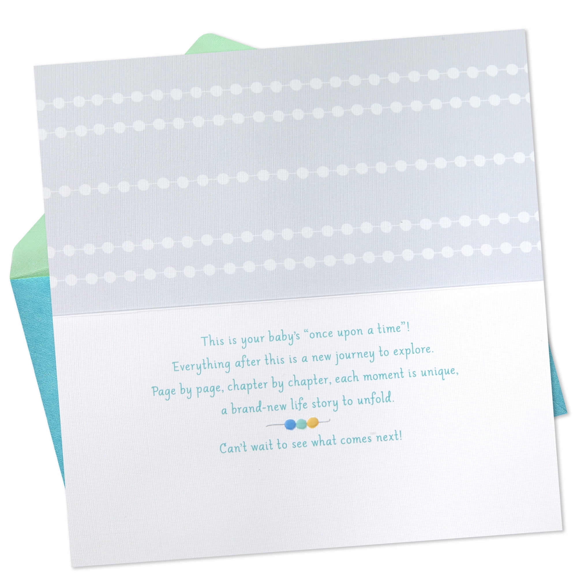 Hallmark New Baby Card (A New Story Begins)