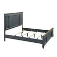 thumbnail image 4 of Roundhill Furniture Clelane Wood Bedroom Set Panel King Bed and 2 Nightstands, 4 of 12