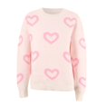 thumbnail image 1 of Wyzesi Chandails de Mode pour Femmes Tendance Automne 2025 Chandails Mignons d'Automne pour Femmes Chandail Décontracté à Manches Longues Col Rond Tricoté, 1 of 9