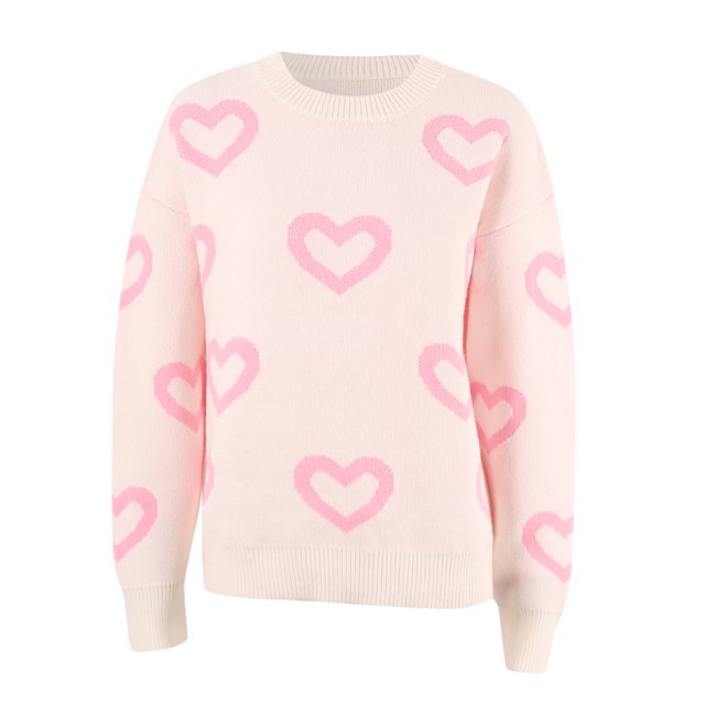 Wyzesi Chandails de Mode pour Femmes Tendance Automne 2025 Chandails Mignons d'Automne pour Femmes Chandail Décontracté à Manches Longues Col Rond Tricoté