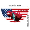 thumbnail image 2 of USA 250th Anniversary (1776-2026) Fan-Shaped Commemorative Flag - Patriotic "America 250 Years of Freedom" Bunting for Porch, Party & Home Decor Style 1, 2 of 5