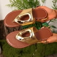 thumbnail image 6 of ATENAR Womens Sandals Solid Color Outdoor Women Sandals Comfortable Womens Shoes White 9.5, 6 of 8
