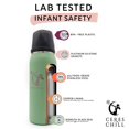 thumbnail image 3 of Ceres Chill OG Breast Milk Chiller Container Stainless Steel Zen Green 27 oz. 1 ct, 3 of 10