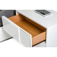 thumbnail image 2 of HomeRoots Office Italian Modern White Right Nightstand, 2 of 3