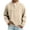 Beige, variant on Mens Vintage Acid Wash Henley Denim Shirt Long Sleeve Retro Pullover Sweatshirt Casual Loose Fit Streetwear Tops