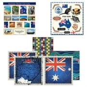 Scrapbook Customs Themed Paper and Stickers Scrapbook Kit, Australia Sightseeing