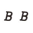 thumbnail image 1 of Justharion Easy To Install Metal Letters House Sign Not Easy To Fade Durable And Rustproof Metal Letters House Numbers B17--B 2Set, 1 of 6