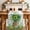 Green Gold, variant on St. Patrick's Day Table Runner - 72 Inch Long Spring Botanical Clovers Coin Green Check Cotton and Linen Blended Dress Scarves Farmhouse Table Runner for Kitchen Dining, Coffee Table, 13" x 72"