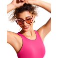 thumbnail image 3 of Top de Bikini CRZ YOGA Racerback con Relleno y Cuello Alto Rosa Talla L, 3 of 3