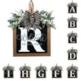 thumbnail image 1 of Décorations de Porte d'Entrée Signe de Couronne d'Alphabet Décoration Suspendue Extérieure 11.8"*11.8", 1 of 3