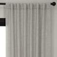 thumbnail image 4 of HPD Half Price Drapes Clay Faux Linen Room Darkening Curtains for Bedroom & Living Room Curtains (1 Panel), Door & Window Curtains 108 inches long, Rod Pocket Curtains & drapes, 50W X 108L, 4 of 12
