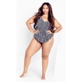 thumbnail image 2 of Avenue Women's Plus Size Pia V-Tiered Print 1 Piece, 2 of 6