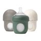 thumbnail image 1 of Biberones de silicona Boon Nursh Slow Flow 120 ml Speckle Green, 1 of 7