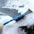 thumbnail image 4 of kkbbma under $5 2Pcs Car Snow Shovel, Car Snow Brush and Ice Scraper, Heavy Duty Snow Removal Tool, Windproof Deicing Defrosting, ABS Plastic Nylon Bristles, Foldable Storage Bag, 4 of 9