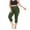 Army Green_006, variant on Womens Plus Size Workout Capri Leggings with Pockets Reflective Buttery Soft High Waisted Tummy Control Yoga Pants Army Green XL