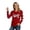 Red, variant on Tops for Women Long Sleeve Fashion Comfort Lightweight Crew Neck Petite Clothing for Women,Black,XL