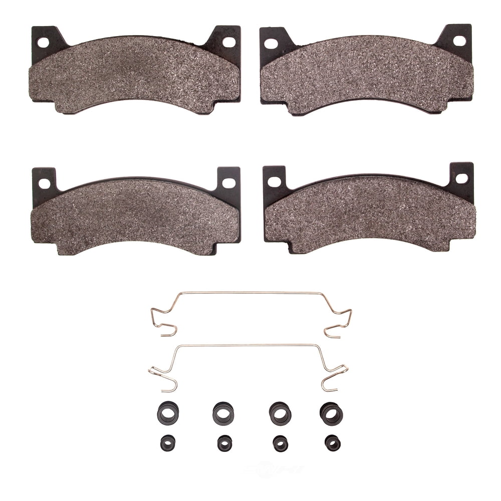 Dynamic Friction Company 1551-0085-01 DFC 5000 Advanced Brake Pads - Semi Metallic and Hardware Kit