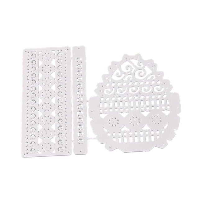 Troqueles de corte de cesta de flores 3D, troqueles para hacer tarjetas, plantilla de estampado en relieve, suministros para manualidades de álbumes