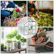 GoDecor Garden 6x8ft Hybrid Polycarbonate Greenhouse for Garden, Outdoor Green