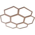 thumbnail image 2 of 26"OD x 9 1/8"ID x 3/8"T Florin Wood Fretwork Pierced Ceiling Medallion, Wood (Paint Grade), 2 of 3
