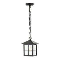 SAFAVIEH Penryn Edison Tungsten Black Metal Pendant Light with Shade