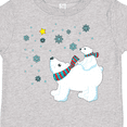 thumbnail image 4 of Inktastic Christmas Polar Bear and Cub with a star Boys or Girls Toddler T-Shirt, 4 of 5