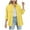 A03-Yellow, variant on Towmus Casual Quilted Jackets for Women Button Down Collared Long Sleeve Shirts Frayed Hem Fall Jackets with Pockets