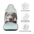 thumbnail image 4 of Wukai Adorable Puppy Portrait Full Set Car Seat Covers with Soft Padding Universal Auto Front Seats Protector and Cushion Mat, 4 of 5