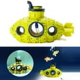 thumbnail image 4 of Aquarium Submarine Decoration Simulation Wreck Ornament Fish Tank Decor Yellow Fashionable Fish, 4 of 6