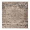 thumbnail image 5 of Unique Loom Chenille Jute Collection Area Rug - Raj (7' 10" Square Natural/Light Brown), 5 of 6