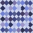 thumbnail image 1 of Ahgly Company Machine Washable Indoor Square Transitional Slate Blue Area Rugs, 4' Square, 1 of 7