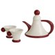 thumbnail image 1 of Tetera de cerámica con juego de tazas, juego de té de porcelana, regalo for los amantes del té, tetera, juego de tetera de Kung Fu, 1 of 7