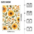 thumbnail image 2 of FORMRS 1-Subject Spiral Notebook 8" x 5" College Ruled 60 Refillable Sheet, 2 Pack, Watercolor Sunflowers, 2 of 7