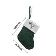 thumbnail image 3 of Xuniizn Personalized Christmas Stockings with Initials - Custom Embroidered Stocking Set, Luxury Velvet Xmas Stockings for Family, Holiday Christmas Decorations, Green, New Model Y, 3 of 6