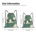 thumbnail image 2 of Fotbe Lotus Golden Line Bolsa Mochila con Cordón Estampada, Bolsa de Gimnasio Deportiva, Bolsa Cinch, Bolsa con Cordón para Hombres y Mujeres-Small, 2 of 6