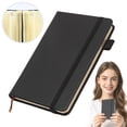 thumbnail image 2 of College Ruled Notebook,Leather Travel Journal,Travel Journal For Men,Medium A6 Plain Hardcover Notebook,Composition Notebook Wide Ruled,Notebook Paper Wide Ruled,100 Sheets For Writing Journaling, 2 of 6